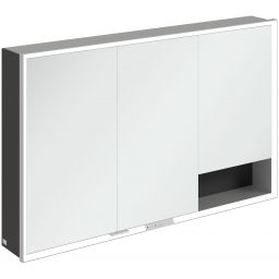 Villeroy & Boch My View+ szafka 120x16,8x75 cm z lustrem Volcano Black A48112VL