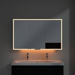 Villeroy & Boch My View+ szafka 120x16,8x75 cm z lustrem Volcano Black A48112VL