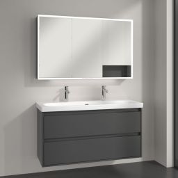 Villeroy & Boch My View+ szafka 120x16,8x75 cm z lustrem Graphite A48112VR