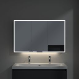 Villeroy & Boch My View+ szafka 120x16,8x75 cm z lustrem Graphite A48112VR