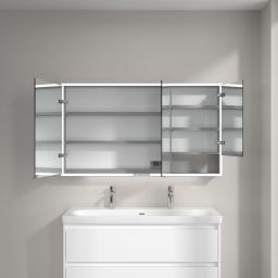 Villeroy & Boch My View+ szafka 130x16,8x75 cm z lustrem aluminium A4811300