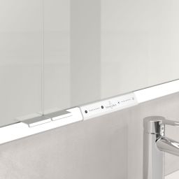 Villeroy & Boch My View+ szafka 130x16,8x75 cm z lustrem aluminium A4811300