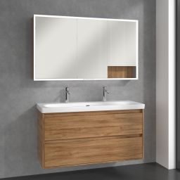 Villeroy & Boch My View+ szafka 130x16,8x75 cm z lustrem Oak Kansas A48113RH
