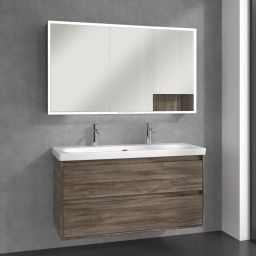 Villeroy & Boch My View+ szafka 130x16,8x75 cm z lustrem Stone Oak A48113RK