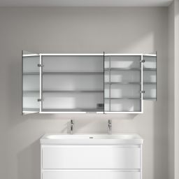 Villeroy & Boch My View+ szafka 130x16,8x75 cm z lustrem Brilliant White A48113VE