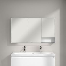 Villeroy & Boch My View+ szafka 130x16,8x75 cm z lustrem Brilliant White A48113VE