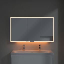 Villeroy & Boch My View+ szafka 130x16,8x75 cm z lustrem Brilliant White A48113VE