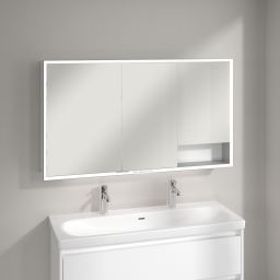 Villeroy & Boch My View+ szafka 130x16,8x75 cm z lustrem Brilliant White A48113VE
