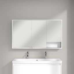 Villeroy & Boch My View+ szafka 130x16,8x75 cm z lustrem Pure White A48113VF