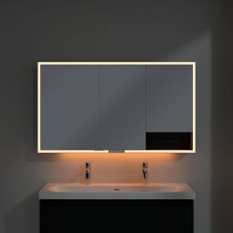 Villeroy & Boch My View+ szafka 130x16,8x75 cm z lustrem Volcano Black A48113VL