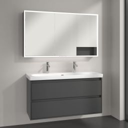 Villeroy & Boch My View+ szafka 130x16,8x75 cm z lustrem Graphite A48113VR