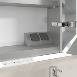 Villeroy & Boch My View+ szafka 130x16,8x75 cm z lustrem Graphite A48113VR