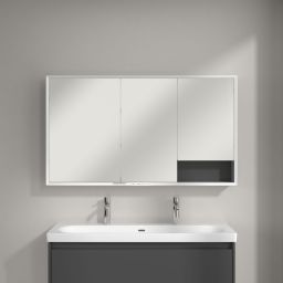Villeroy & Boch My View+ szafka 130x16,8x75 cm z lustrem Graphite A48113VR