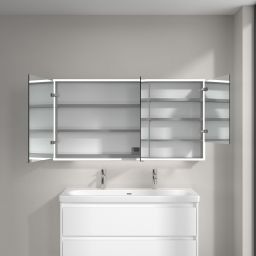 Villeroy & Boch My View+ szafka 140x16,8x75 cm z lustrem Brilliant White A48114VE