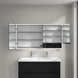 Villeroy & Boch My View+ szafka 140x16,8x75 cm z lustrem Volcano Black A48114VL