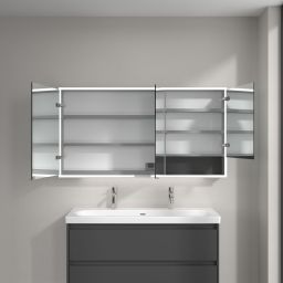 Villeroy & Boch My View+ szafka 140x16,8x75 cm z lustrem Graphite A48114VR