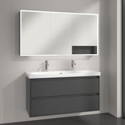 Villeroy & Boch My View+ szafka 140x16,8x75 cm z lustrem Graphite A48114VR