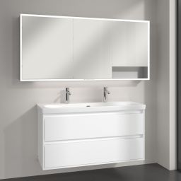 Villeroy & Boch My View+ szafka 160x16,8x75 cm z lustrem aluminium A4811600