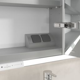 Villeroy & Boch My View+ szafka 160x16,8x75 cm z lustrem aluminium A4811600