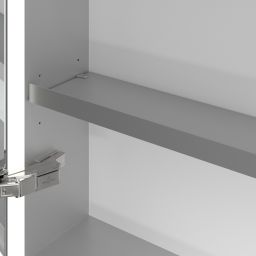 Villeroy & Boch My View+ szafka 160x16,8x75 cm z lustrem aluminium A4811600