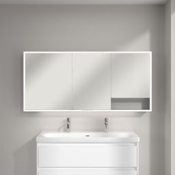 Villeroy & Boch My View+ szafka 160x16,8x75 cm z lustrem aluminium A4811600