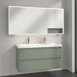 Villeroy & Boch My View+ szafka 160x16,8x75 cm z lustrem Soft Green A48116AF