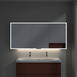 Villeroy & Boch My View+ szafka 160x16,8x75 cm z lustrem Wine Red A48116AH