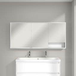 Villeroy & Boch My View+ szafka 160x16,8x75 cm z lustrem Brilliant White A48116VE
