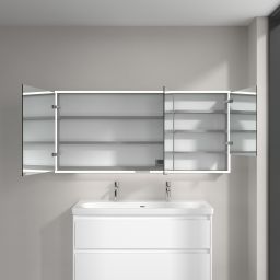 Villeroy & Boch My View+ szafka 160x16,8x75 cm z lustrem Pure White A48116VF