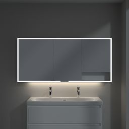 Villeroy & Boch My View+ szafka 160x16,8x75 cm z lustrem Pure White A48116VF