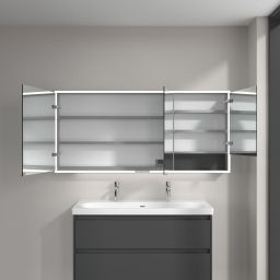 Villeroy & Boch My View+ szafka 160x16,8x75 cm z lustrem Graphite A48116VR