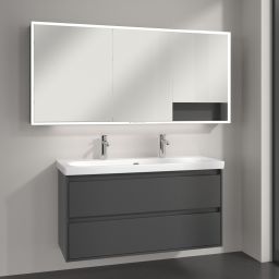 Villeroy & Boch My View+ szafka 160x16,8x75 cm z lustrem Graphite A48116VR