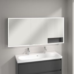 Villeroy & Boch My View+ szafka 160x16,8x75 cm z lustrem Graphite A48116VR