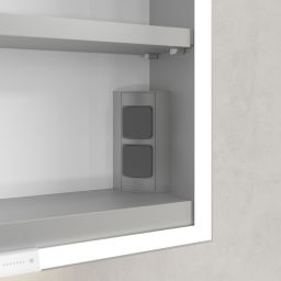 Villeroy & Boch My View+ szafka 60x16,8x75 cm z lustrem Brilliant White A4816LVE