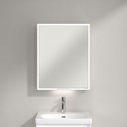 Villeroy & Boch My View+ szafka 60x16,8x75 cm z lustrem Pure White A4816LVF