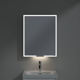 Villeroy & Boch My View+ szafka 60x16,8x75 cm z lustrem Pure White A4816LVF