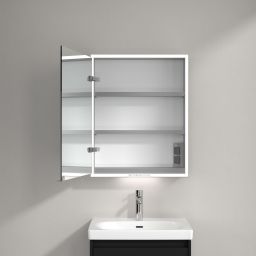 Villeroy & Boch My View+ szafka 60x16,8x75 cm z lustrem Volcano Black A4816LVL