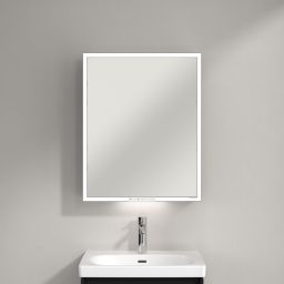 Villeroy & Boch My View+ szafka 60x16,8x75 cm z lustrem Volcano Black A4816LVL