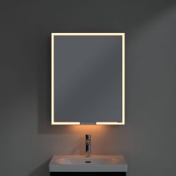 Villeroy & Boch My View+ szafka 60x16,8x75 cm z lustrem Volcano Black A4816LVL