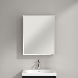 Villeroy & Boch My View+ szafka 60x16,8x75 cm z lustrem Volcano Black A4816LVL