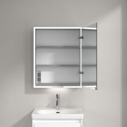 Villeroy & Boch My View+ szafka 60x16,8x75 cm z lustrem aluminium A4816R00