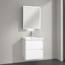 Villeroy & Boch My View+ szafka 60x16,8x75 cm z lustrem aluminium A4816R00