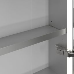 Villeroy & Boch My View+ szafka 60x16,8x75 cm z lustrem aluminium A4816R00