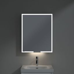 Villeroy & Boch My View+ szafka 60x16,8x75 cm z lustrem aluminium A4816R00