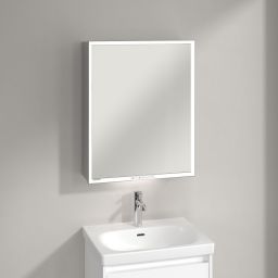 Villeroy & Boch My View+ szafka 60x16,8x75 cm z lustrem aluminium A4816R00