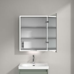 Villeroy & Boch My View+ szafka 60x16,8x75 cm z lustrem Soft Green A4816RAF