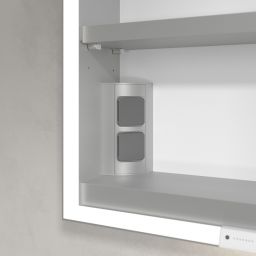 Villeroy & Boch My View+ szafka 60x16,8x75 cm z lustrem Soft Green A4816RAF