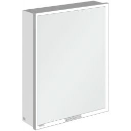 Villeroy & Boch My View+ szafka 60x16,8x75 cm z lustrem Brilliant White A4816RVE