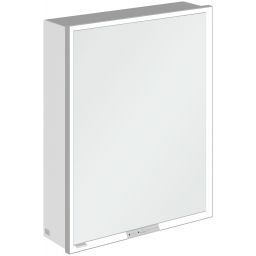 Villeroy & Boch My View+ szafka 60x16,8x75 cm z lustrem Pure White A4816RVF