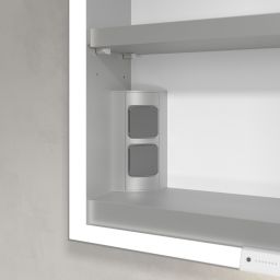 Villeroy & Boch My View+ szafka 60x16,8x75 cm z lustrem Pure White A4816RVF